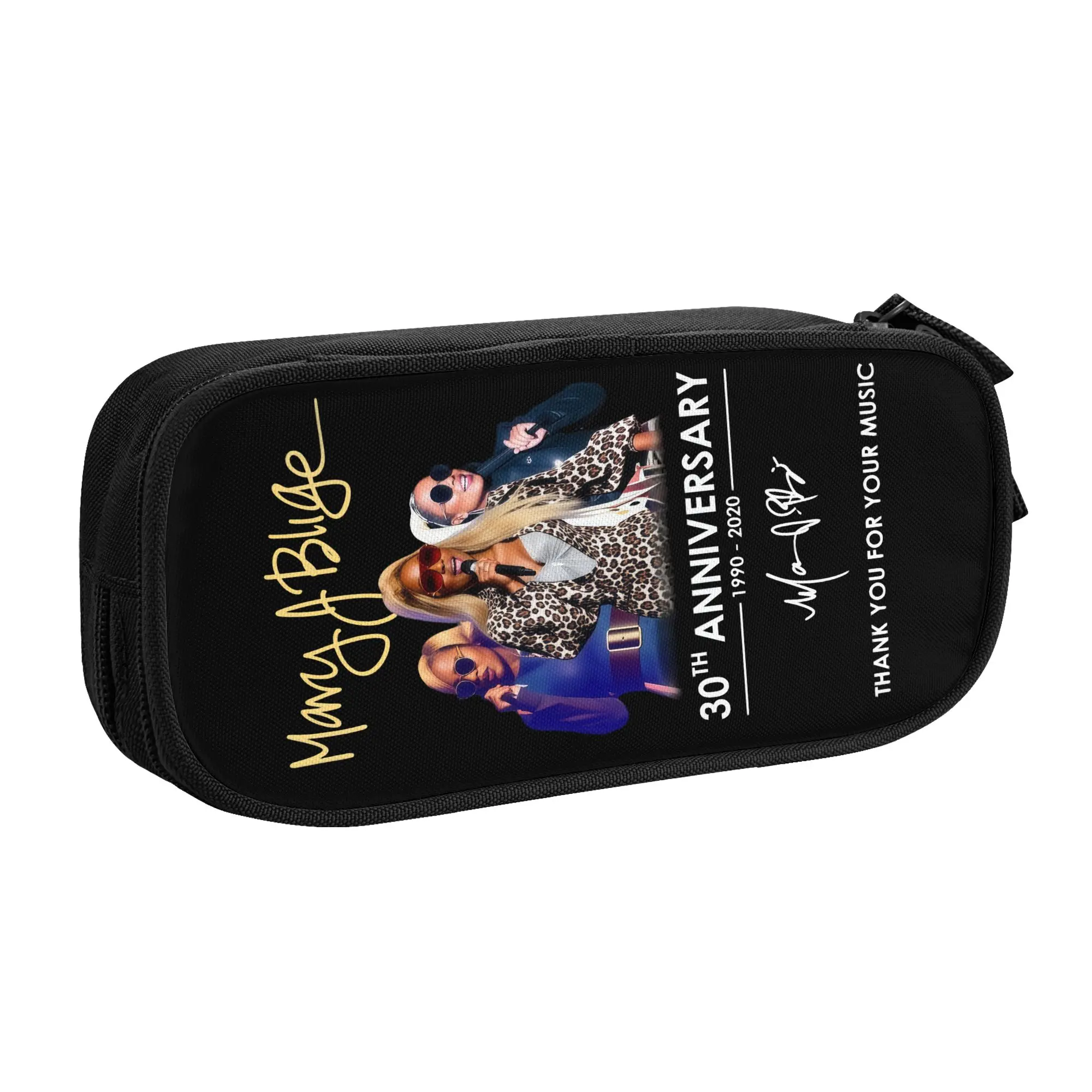 Cute Mary Jane Blige Singer Queen Hip-Hop of R&B  Pencil Cases for Boys Girls Large Capacity  Pencil Bag School Supplies