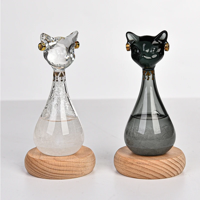Egyptian Cat Weather Forecast Bottle Storm Bottle Home Living Room Desktop Atmosphere Decoration Graduation Birthday Gift