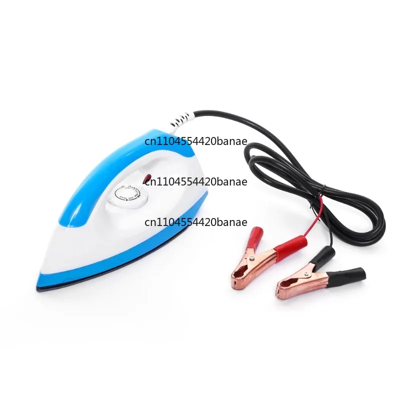 12V DC electric iron, ironing machine for connecting the battery, wired small electrical appliance, dry iron, ironing clothes