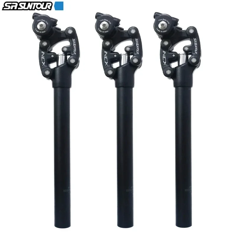 SR Suntour NCX Bicycle Suspension Seatpost 27.2-28.6 30.0 30.4 30.8 31.6 33.9mm*350MM Mountain Bike Damping Seat Tube Seatpost