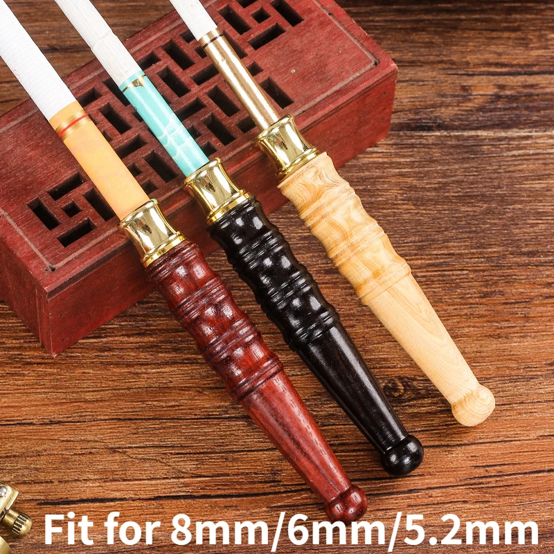 

Microfilter Cigarette Filter Wooden Handmade Tobacco Pipe Reducing Tar Remove to Clean Smoke Mouthpiece 8mm 6mm Smoking Gadgets