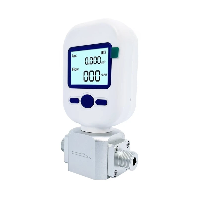 

Gas mass flowmeter needle valve flow controller measures flow size MF5706MF5708MF5