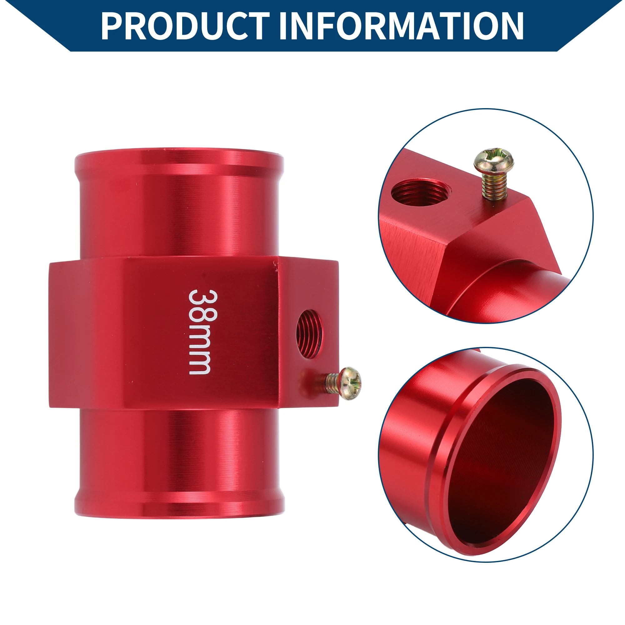 

UXCELL Water Temp Sensor Kit 1.50" Red 190'F On - 175'F Off Auto Radiator Cooling