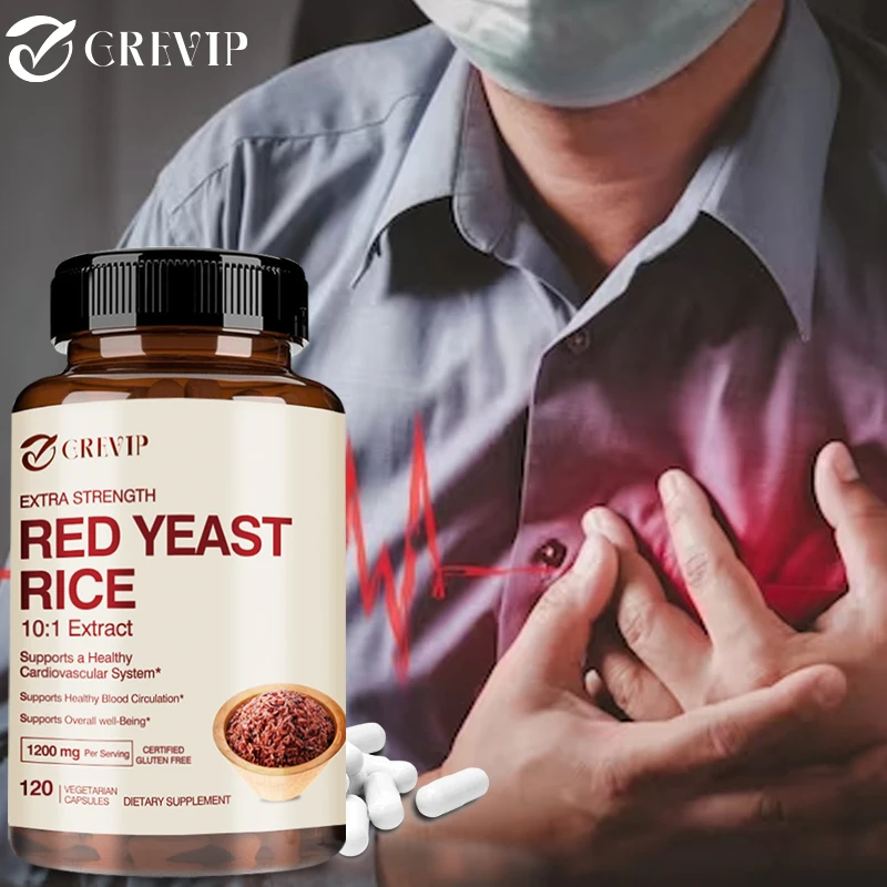 

Экстракт риса красного дрожжевого риса - преимущества сердечно-сосудистой кровообращения, производство здоровья и энергии сердца и балансы холестерина