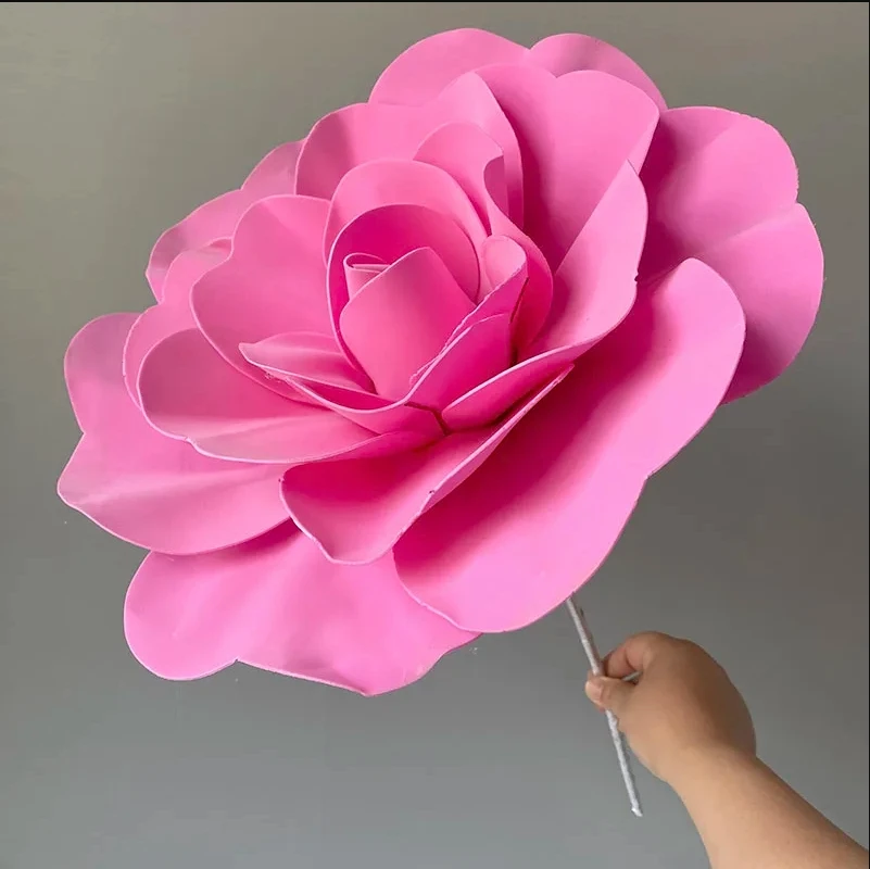 PE Foam Flower Artificial Flower Large Set Background Decoration Wedding Decoration Stage Props DIY Home Decoration