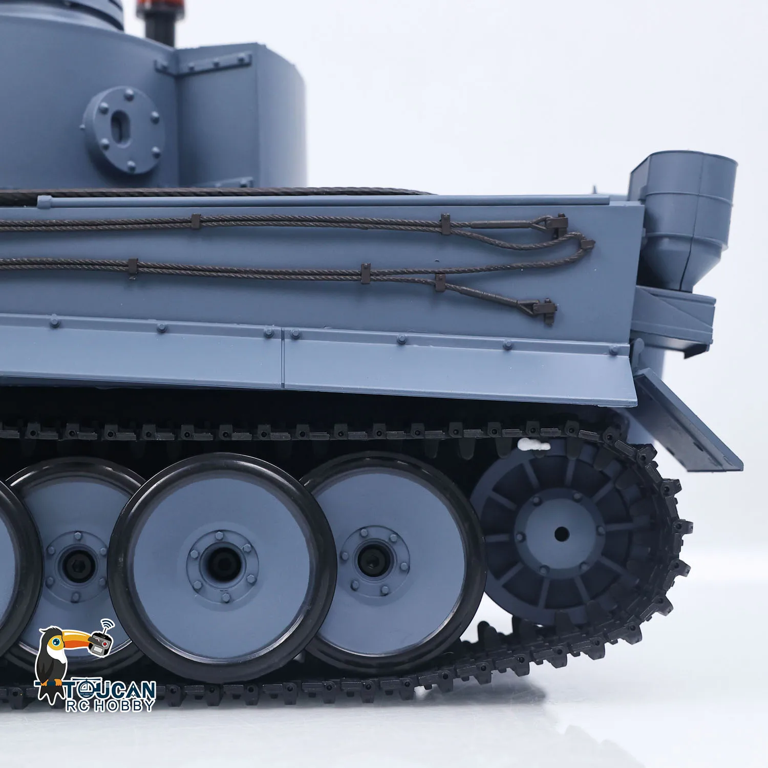 Spielzeug 1/16 Maßstab 7.0 Heng Long RC Panzer Plastik Tiger I RTR 3818 Ferngesteuertes Panzerfahrzeug-Modell für Geschenke TH17233 – Detail 23