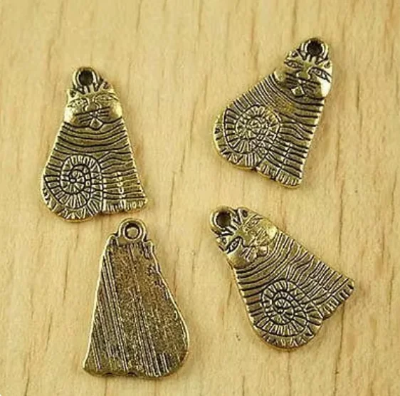 

10pcs 20x14mm dark gold charms for jewelry HWH2219