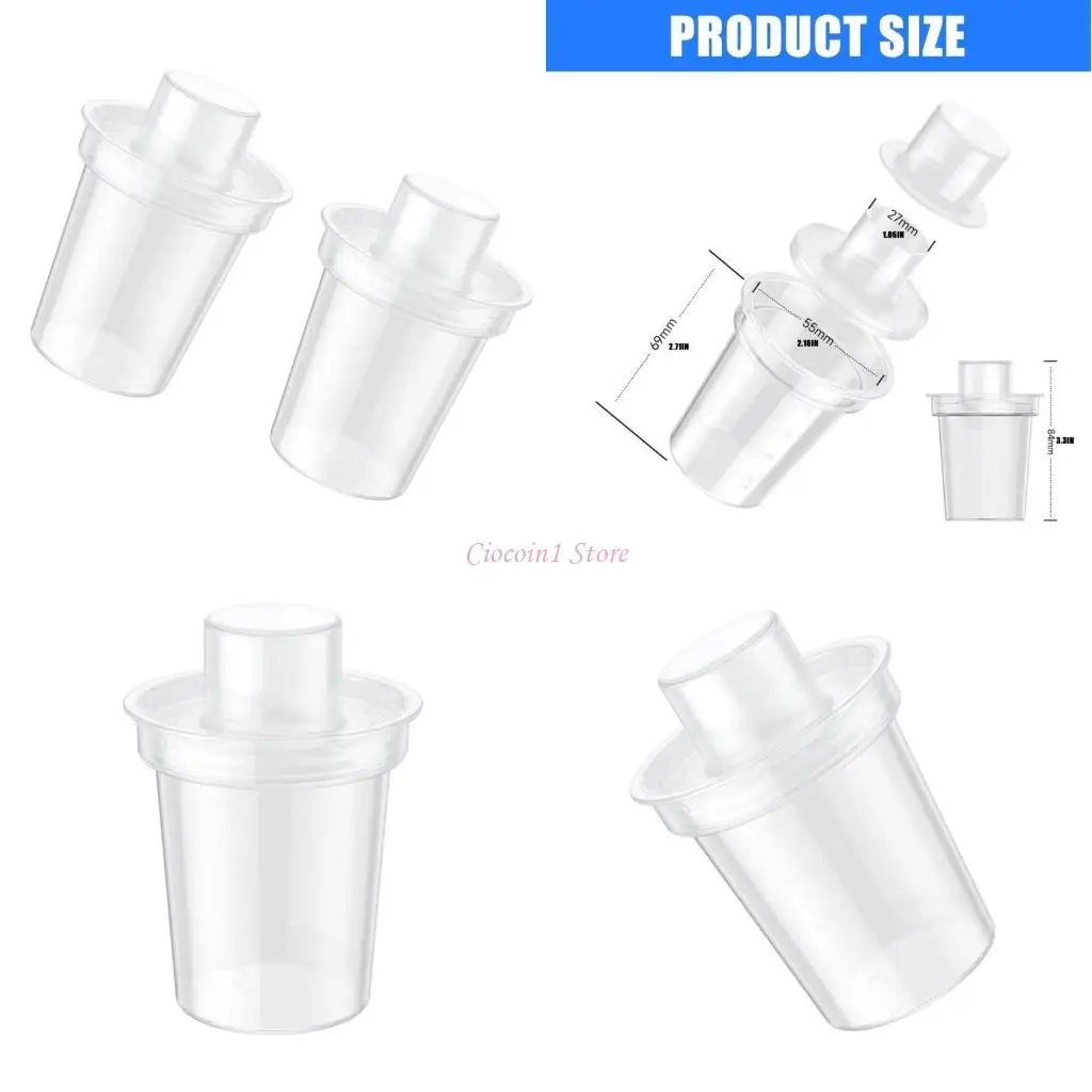 

Y1UB Pack of 1 or 2 Baby Container Infants Formula Dispensers Storage Box Newborns Feeding Essential Organiser Case