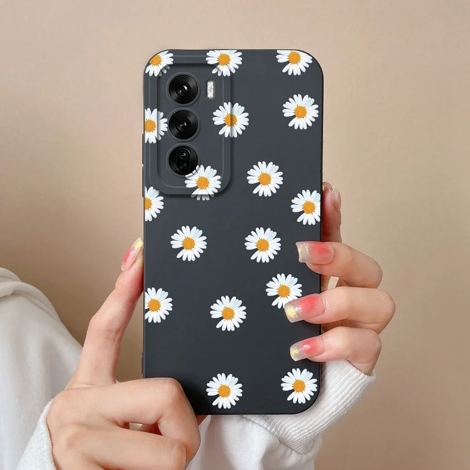 For OPPO Reno12 Pro 5G Case Lovely Dinosaur Liquid Silicone Soft Cases Shockproof Phone Cover For OPPO Reno 12 12Pro Fundas Capa