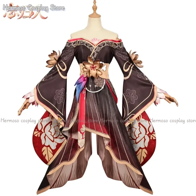 Cosplay Honkai Star Rail Fugue Cosplay Costume Wig Tingyun Sky-Faring Commission Xianzhou Luofu Christmas Party Woman Uniform