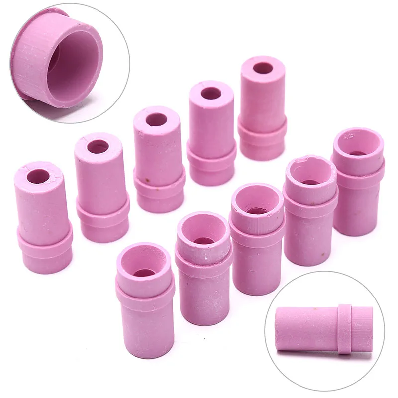 10Pcs 4.5/5/6/7mm Ceramic Sandblast Nozzle Air Sandblaster Tips For Pneumatic Blasting Tools Accessories
