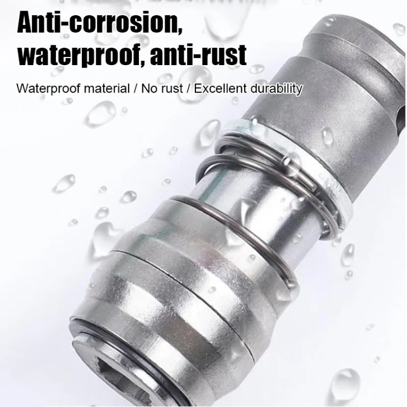 Rechargeable Multifunction Electric Wrench Portable Fourhole Conversion Head Electric Hammer Conversion Adapter for Drill Holes