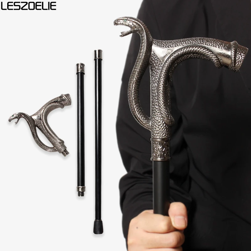 

Роскошная трость Cobra-Head для мужчин и женщин, модная декоративная трость для вечеринок, винтажный элегантный дизайн для взрослых