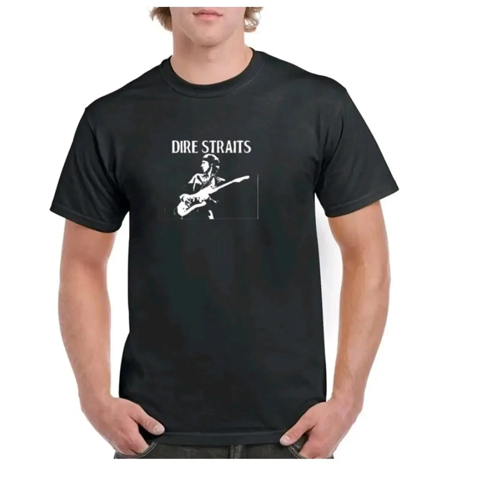 Herren T Shirt Dire Straits Geld für nichts Tolle Musik Geschenkidee Größe 2XL vintage Washed Soft Slightly Unisex