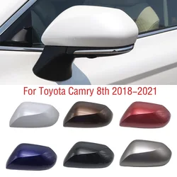 For Toyota Camry V70 8th 2018 2019 2020 2021 Car Wing Door Side Mirror Cap Shell House Outside Rearview Mirror Cover Lid