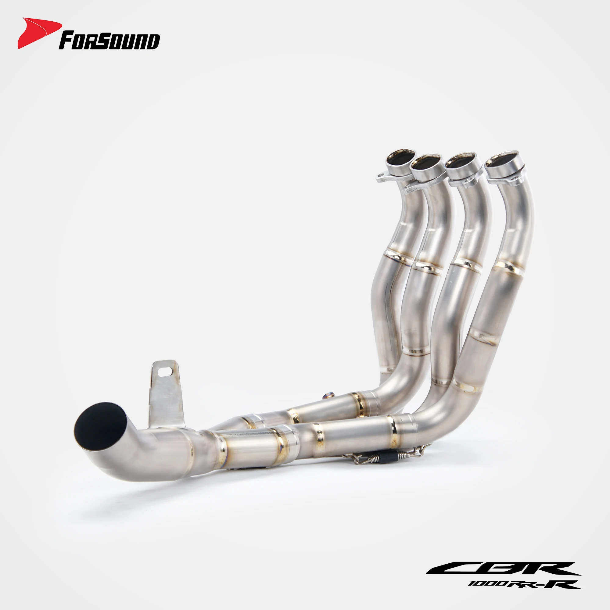 For CBR1000RR 2018-2026 Slip-On Exhaust System Titanium Link Pipe Removable DB Killer High Flow Racing Direct Fit Escape