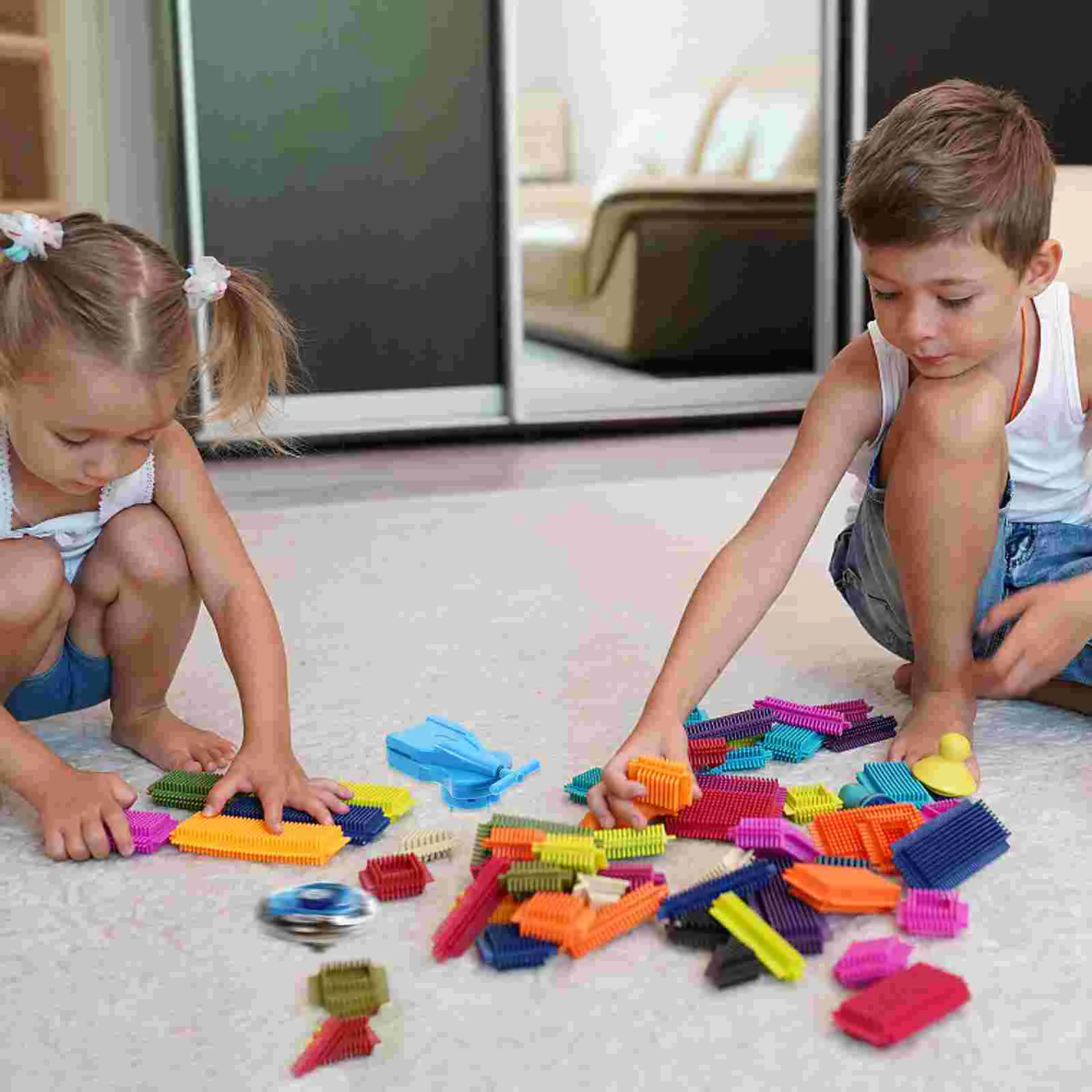 

2 Pcs Gyro Launcher Burst Accessory Educational Toy for Children Kids Tops Puzzle