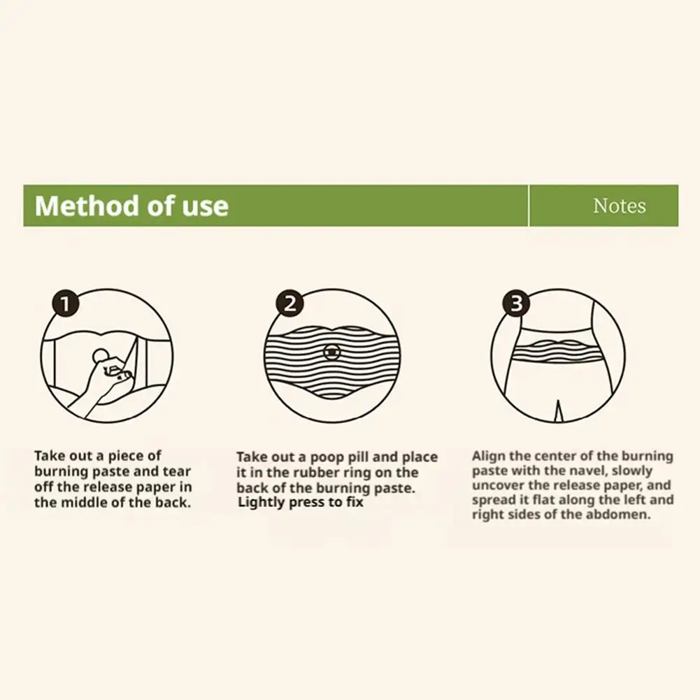 5 個の天然ヨモギ痩身パッチ、腹部の脂肪減少、デトックス、脂肪燃焼パッチ用