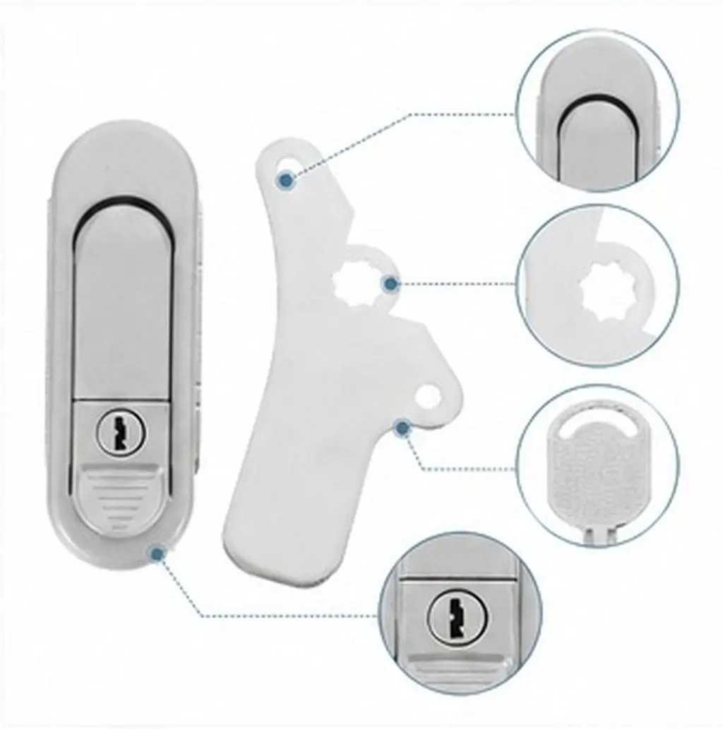 Zinc Alloy Cam Lock for Electrical Cabinet, Network Enclosure, Meter Box, Cash Register – 1 Piece