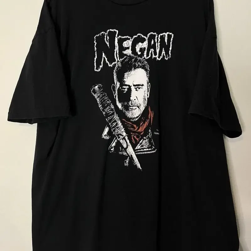 The Walking Dead Negan Shirt 3XL Black Supply Drop Exclusive Short Sleeve Mens