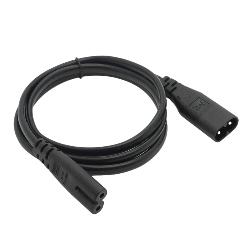  Heavy Duty IEC C7 to C8 Adapters Cable For TVs Gaming Consoles 2x0.75mm² Coppers Wire