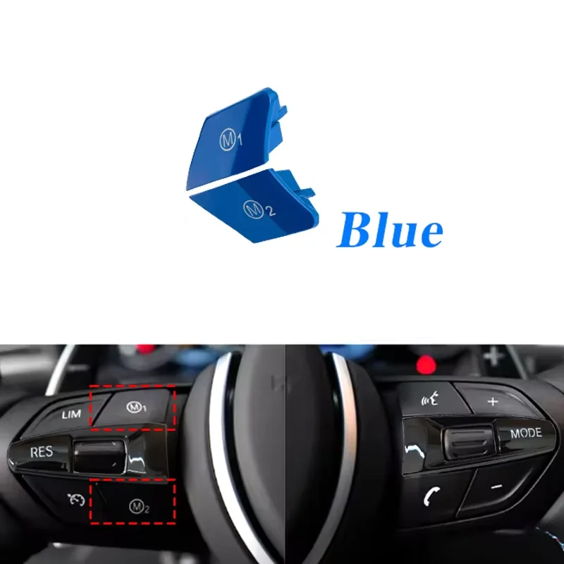 Auto Lenkrad RES MODUS Taste Abdeckung Für BMW F10 F11 F30 F31 F34 F01 F02 F07 F06 F12 F25 F26 F15 F16 M2 M3 M4 M5 X5M X6M