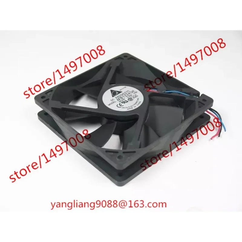 Delta Electronics AFB1224SH F00 DC 24V 0.42A 120x120x25mm Server Cooling Fan