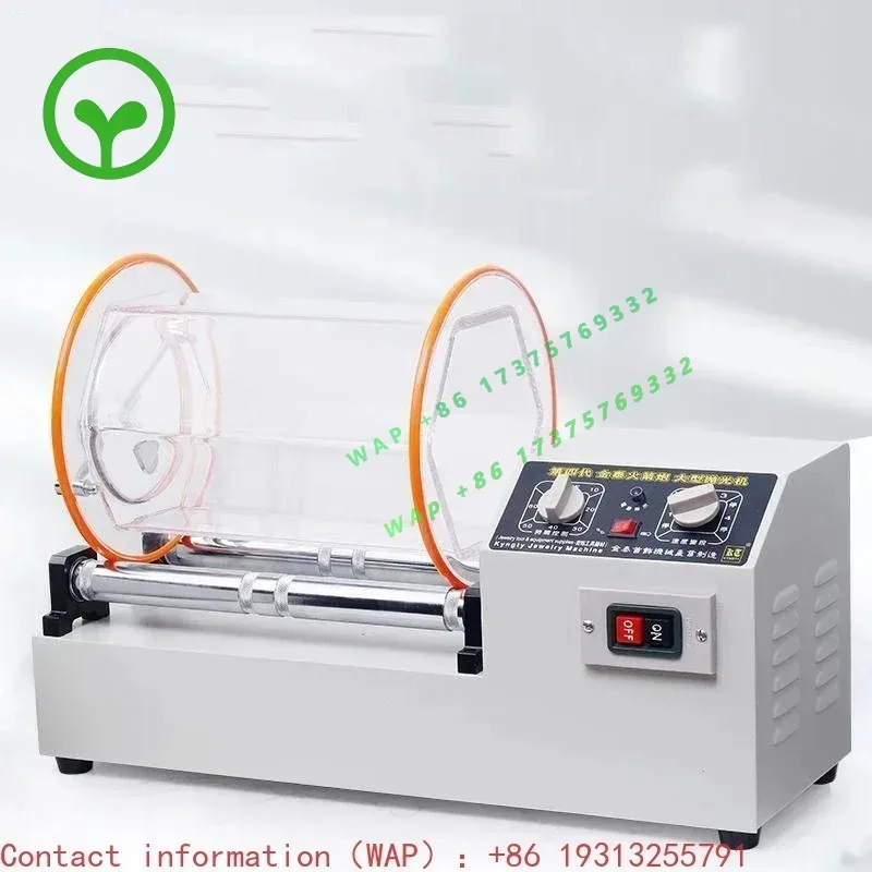 【Best-selling】New K1320 Roller Polishing Machine Walnut Copper Coin Text Game Cleaning Polishing Large Roller Gold And Silver Je