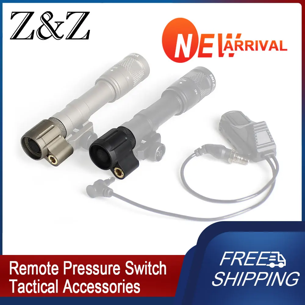 Tactical Hot Button Dual Funtion Remote Pressure Switch for M323V PLH V2 Rein 1.0 2.0 Weapon Flashlight Buttons 2023 New