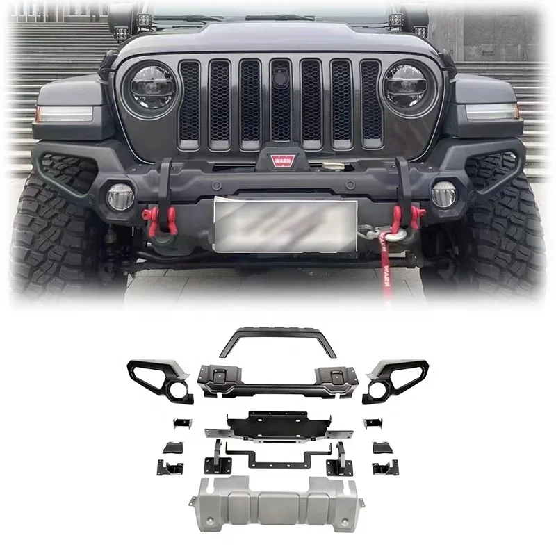 

Spedking Sell Like Hot Cakes RR Steel Material Front Bumper For Jeep Wrangler JL 2018+ Car Bumper