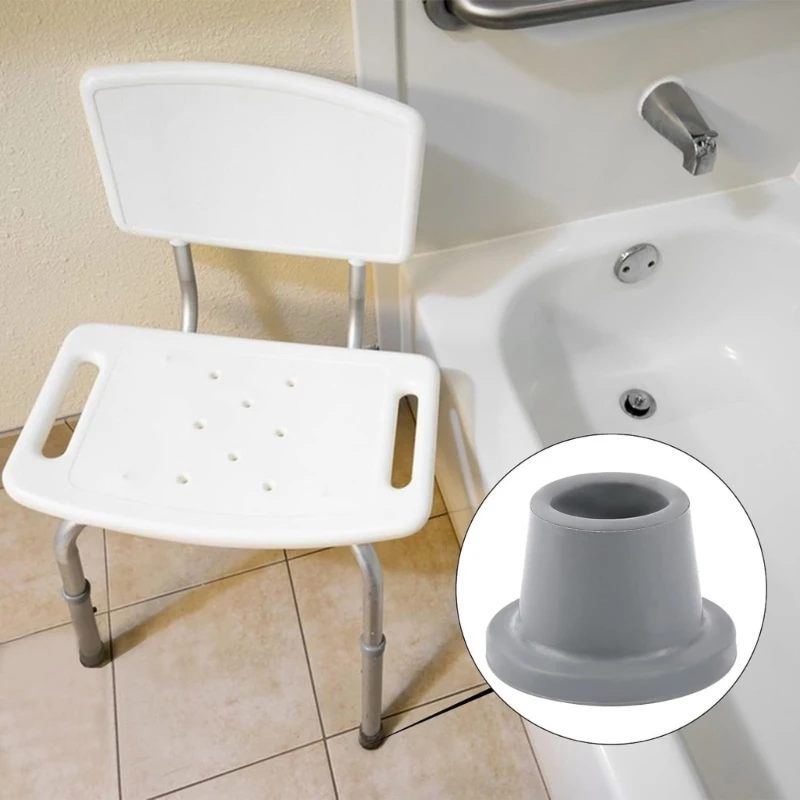 8 pièces couvre-pieds en caoutchouc capuchons antidérapants avec large zone support pieds en caoutchouc durables