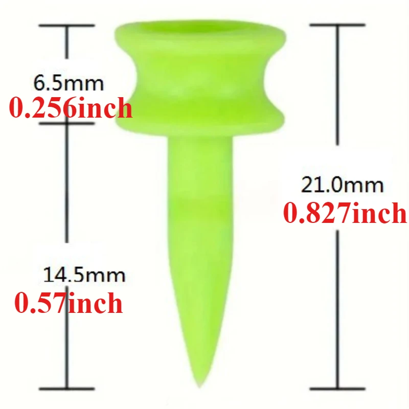 10/20/30/50Pcs Green Plastic Golf Tees Ball Holder Golfer Supply For Outdoor Golf Sports Training Accessories