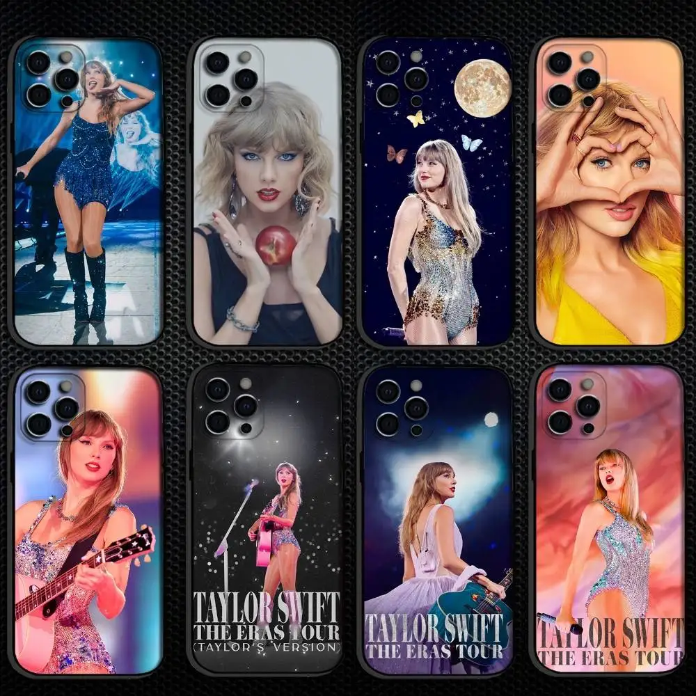 

Singer T-taylors-S-swifts Phone Case For iPhone 16,15,14,13,12,11 Plus,Pro Max, Others Soft Black Cover