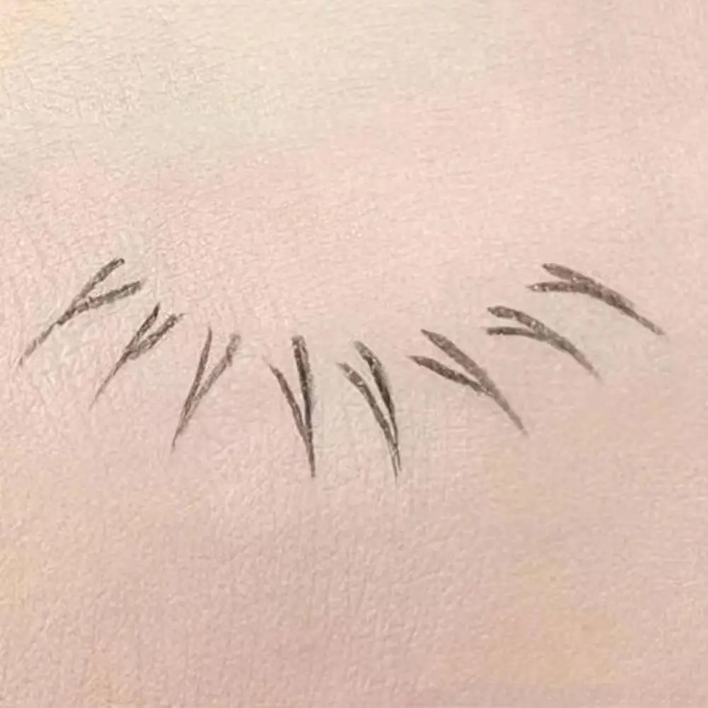 Eyelash Extension Stamps para iniciantes, Eyelash Seal, DIY Silicone Makeup Tool, Conveniente, Simulação Natural, Mascara Stick, W5O0