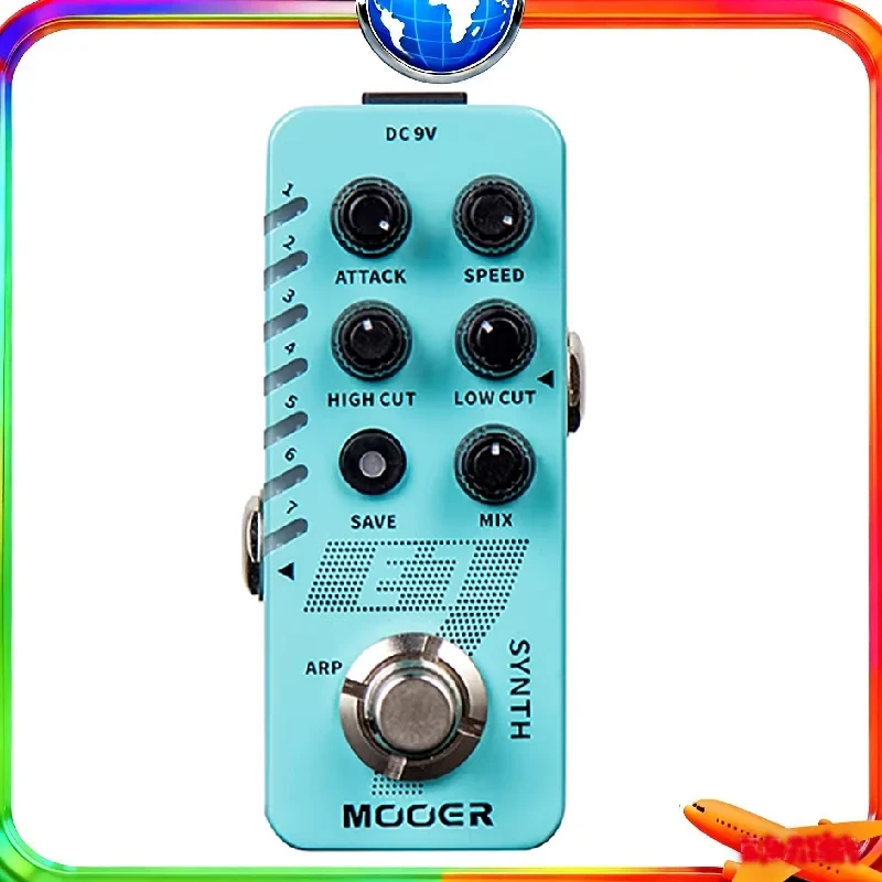 دواسة تأثير الجيتار MOOER E7 متعددة الألحان 7 نغمات مُركبة فردية لكل نغمة دواسة تأثير الجيتار #1