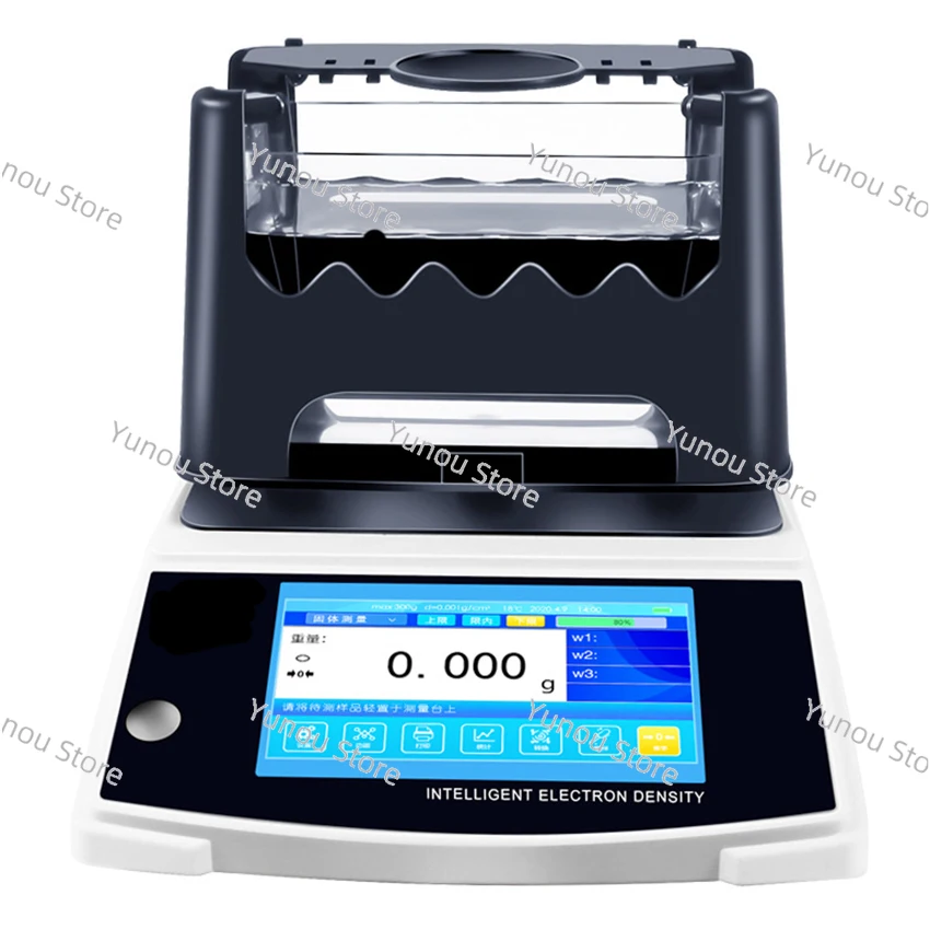 

Digital Density Meter, Precious Metal Gold, Automatic Solid Density Detector, Tester Densitmeter, 100-240V, 1200G, 0.001g/cm3