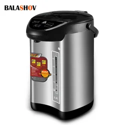 Electric Hot Water Boiler&Warmer,Manual DispenseAuto Water Pot Safety Stainless Steel Hot Water Dispenser Water Boiler 5.8Liter