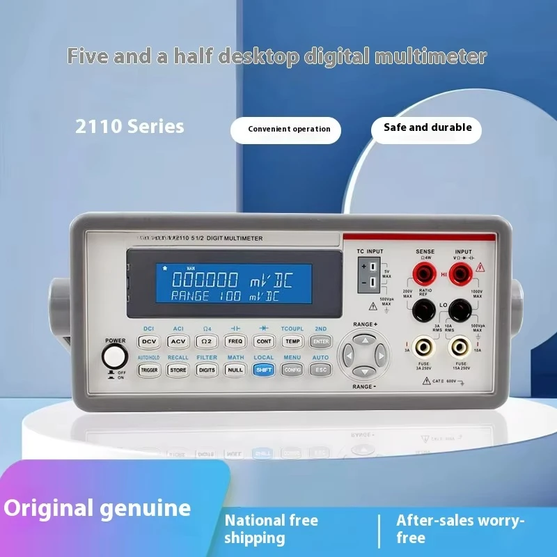 Tektronix Keithley 2110-120-Gpib Digital Multimeter 5-Bit Half-Double Display 0.012% Accuracy DC 0.1V-1000V/AC 0.1V-750V OEM