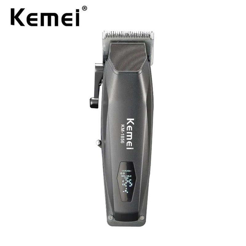 

Kemei USB Rechargeable Cordless Hair Trimmer Powerful Hair Cutting Grooming Machine for Men Professional Barber Hair Clippers