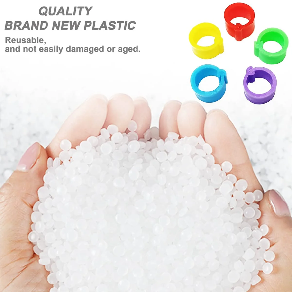 

New User~200Pcs 8mm Coturnix Quail Leg Bands Baby Chick Leg Bands Pigeon Bands Chicken Leg Bands