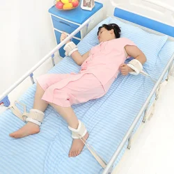 Limbs Restraint Strap Elderly Bedridden Patients Anti Scratching Wrist Ankle Fixation Belt Adjustable Thicken Soft Sponge Band