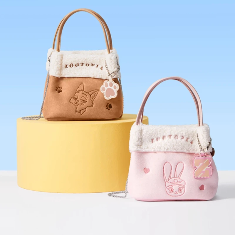 

Disney Zootopia Series Plush Patchwork Crossbody Bag Cute Gift Christmas Present