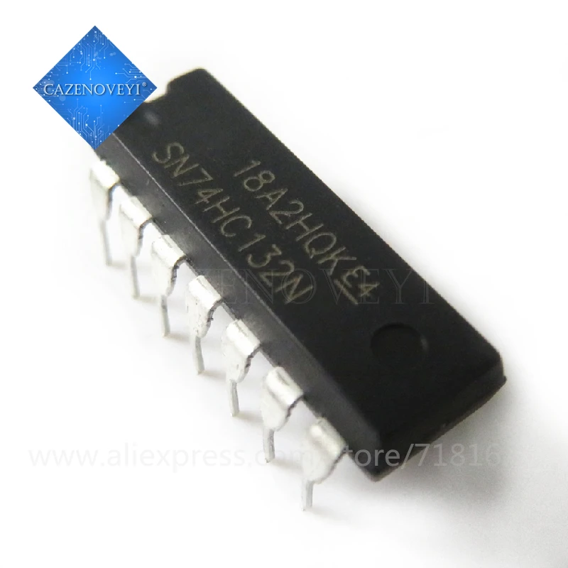 10pcs/lot SN74HC132N HD74HC132P 74HC132N 74HC132 DIP-14 In Stock