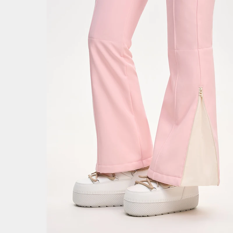 Verdickter einteiliger Skianzug für Damen, Kunstfell, mit Kapuze, Quasten, Mantel, hoher Taillengürtel, Overall, 2022, Winter, winddicht, wasserdicht, Skibekleidung – Detail 18