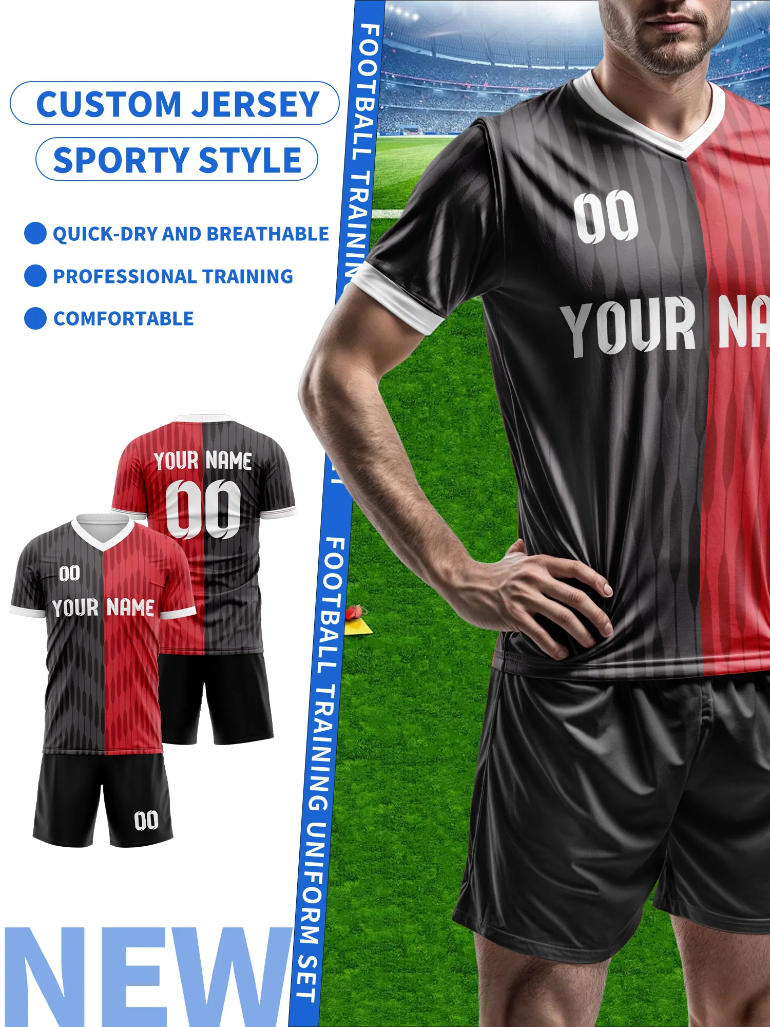 

Спортивные футболки с V-образным вырезом для мужчин и женщин 2026 года с индивидуальным именем и номером, быстросохнущие, модные, с технологией сублимации