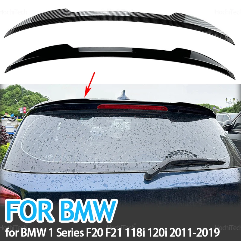 

For BMW 1 Series F20 F21 118i 120i 2011-2019 Rear Window Roof Spoiler Wings Black Carbon Tuning Car Styling Accessories