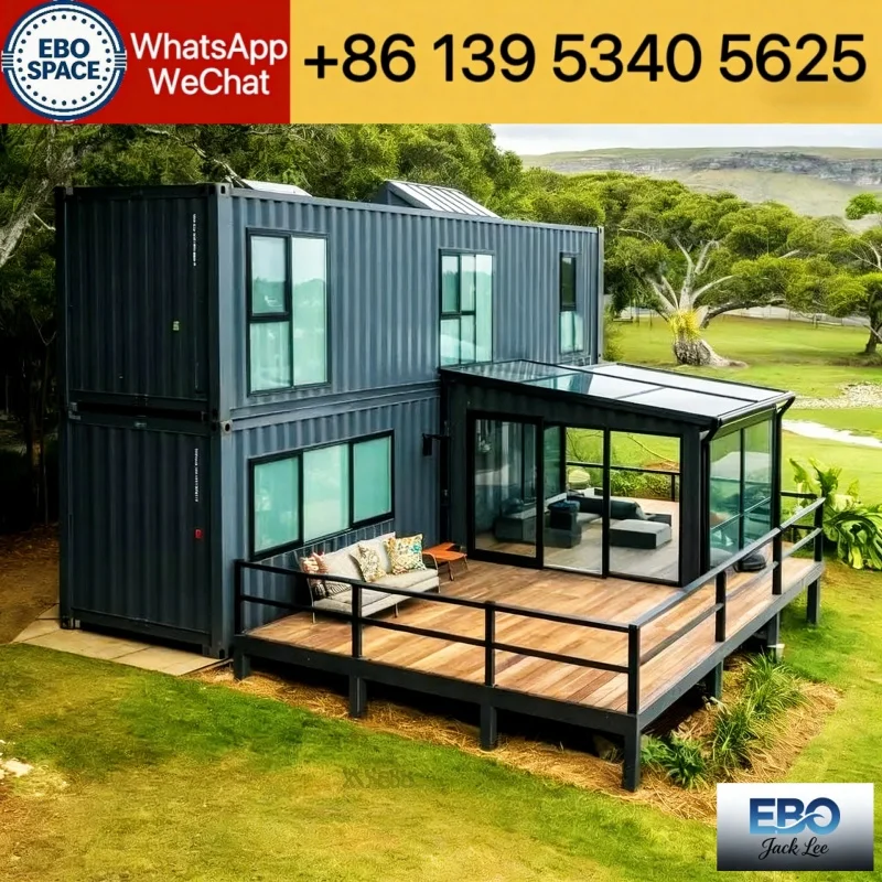 40ft Mobile House Container House Expandable Box Prefab Modular Long Life Holiday Villa Mobile House