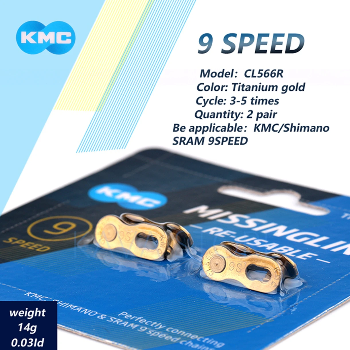 2 Paar KMC-Kette Quick Link 12 11 10 9 8 7-Gang-MTB-Kette fehlende Glieder Rennrad Power Link Stromspanner Fahrradteile – Detail 5
