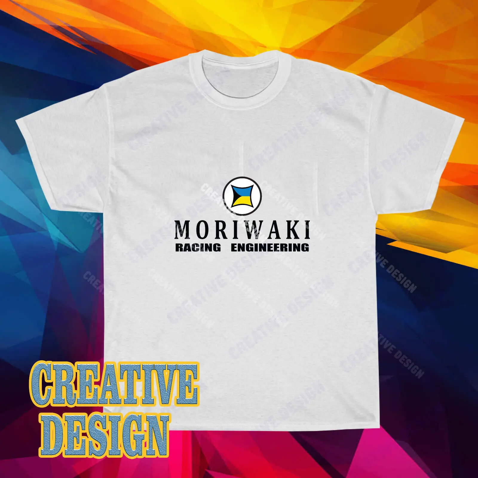 New Shirt Moriwaki Engineering Logo Men's T-Shirt Funny Size S to 5XL