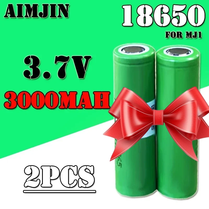 

Newly upgraded 3.7v 3000mah INR18650 MJ1 18650 battery INR18650MJ1 10A discharge for LG MJ1 discharge lithium battery Original